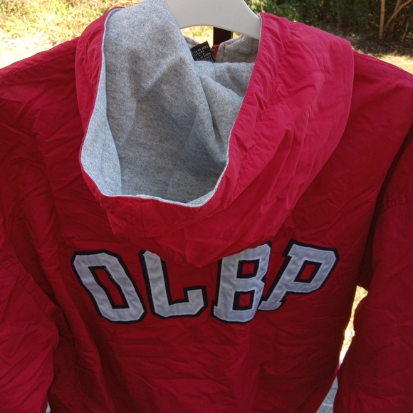 Authentic Gear For Sports Red Ocean City Beach Patrol Hooded Javket Medium - Picture 6 of 6